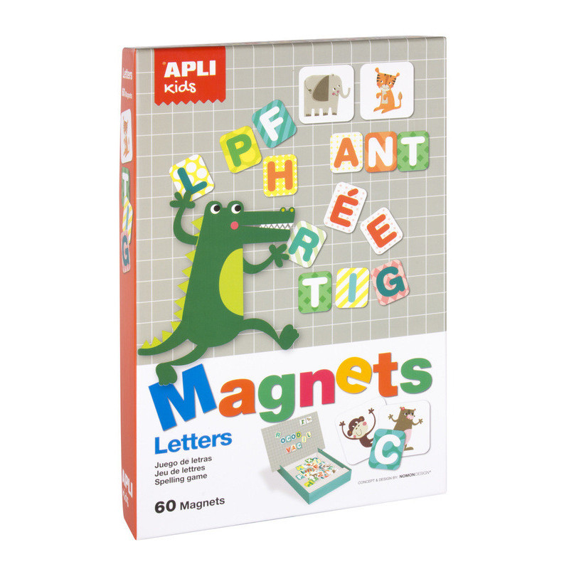 JUEGO APLI MAGNETS LETTERS 60 IMANES REF 16816