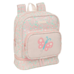 MOCHILA NEVERA GUARDERIA SAFTA PREESCOLAR "MARIPOSA" SAFTA26 642690233 27X22 UNIDAD