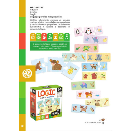 JUEGO FOURNIER HEADU LOGIC IT20751