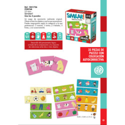 JUEGO FOURNIER HEADU SIMILAR! MATCH THE 3 PUZZLES IT20768