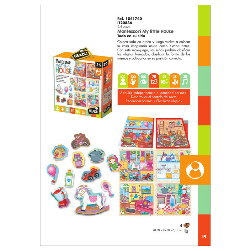 JUEGO FOURNIER HEADU MONTESSORI MY LITTLE HOUSE 130012053