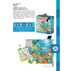 JUEGO FOURNIER HEADU EXPLORE THE SEA LIFE MAGIC LIGHT IT22311