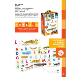 JUEGO FOURNIER HEADU ALFABETO TACTIL MONTESSORI ES22625