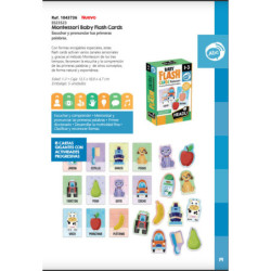 JUEGO FOURNIER HEADU MONTESSORI BABY FLASHCARDS ES23523