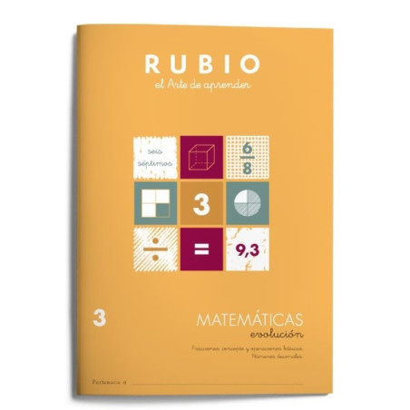 RUBIO MATEMATICAS Nº  3 UNIDAD