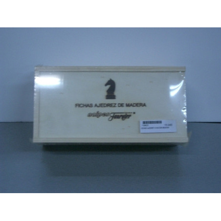 FICHAS AJEDREZ STAUTON MADERA