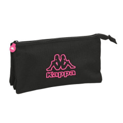 PORTATODO TRIPLE KAPPA "BLACK AND PINK" SAFTA23 ENERO 812305744