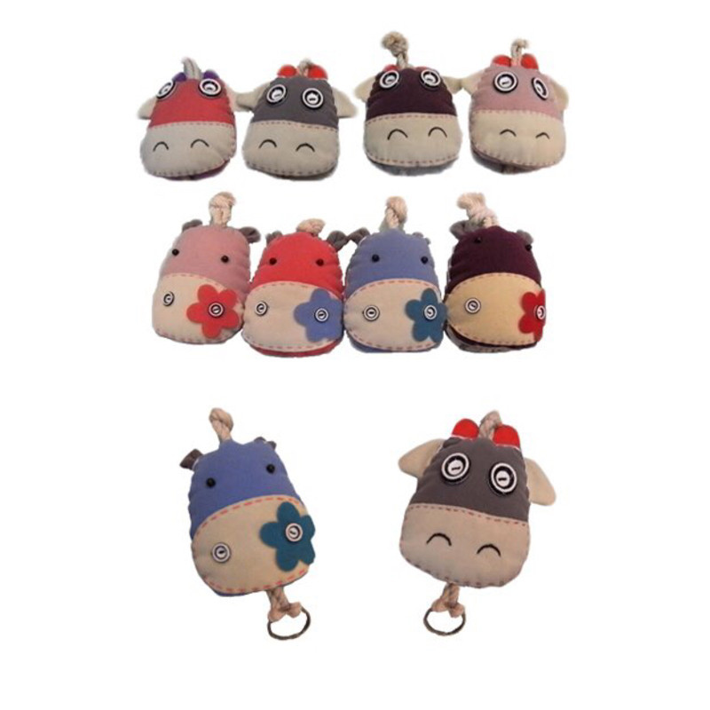 LLAVERO REGALPAP PELUCHE VACA C/CUERDA 4865