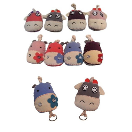 LLAVERO REGALPAP PELUCHE VACA C/CUERDA 4865