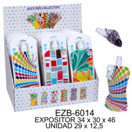 CANTIMPLORA ALEX BOG BOTELLA PLASTICO PLEGABLE 0,5L EZB-6014 ^