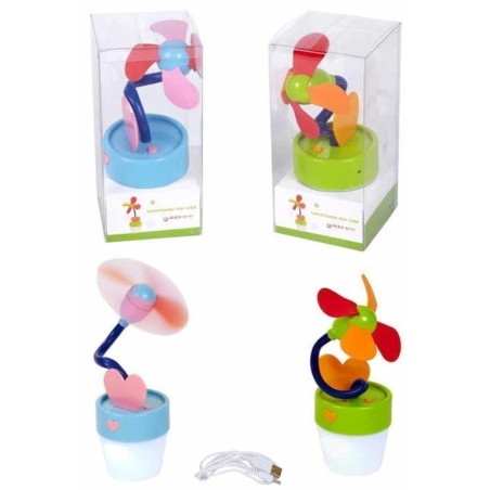 JUEGO ALEX BOG MACETA VENTILADOR C/LUZ GS-0053 ^