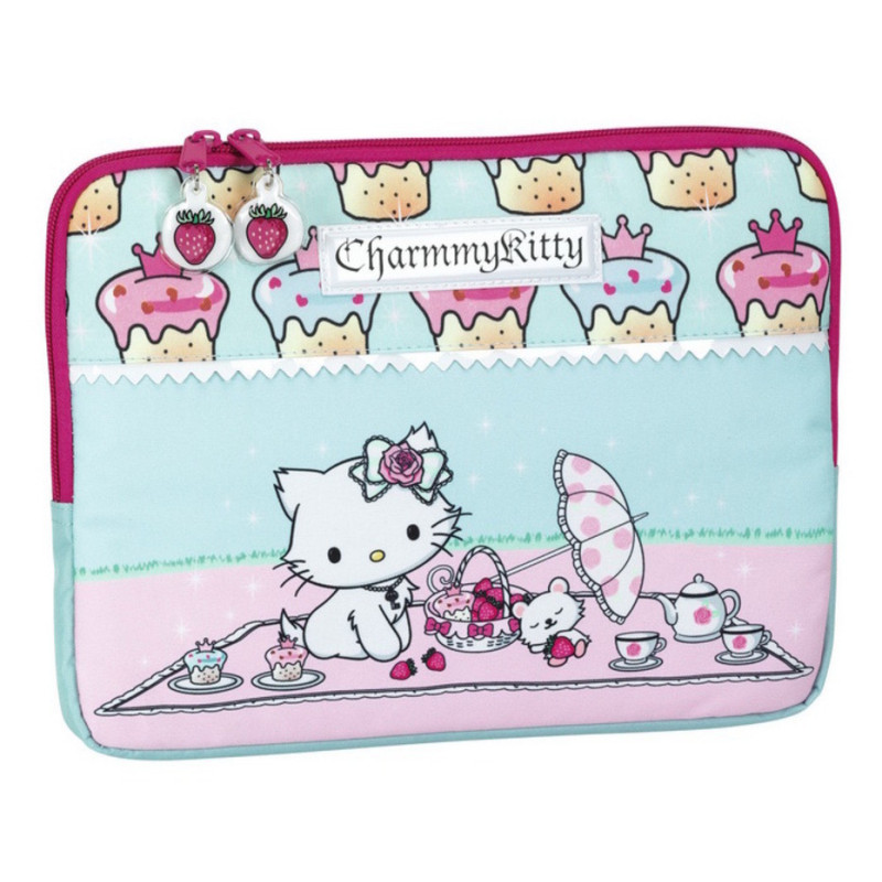 FUNDA ORDENADOR SAFTA 12 CHARMMY KITTY CAKES 10'' 611212628 ^