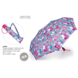 PARAGUAS GABOL18 SCHOOL PLEGABLE COLOR 53CM PLEGADO 28CM 222064