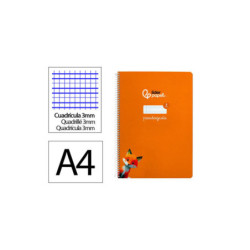 CUADERNO TD FL 80H LIDERPAPEL PAUTAGUIA LAMELA 3 MARGEN NARANJA ZORRO 171791 UNIDAD