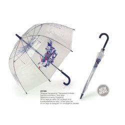 PARAGUAS TRANSPARENTE GABOL20 SPEED BOY 56CM 227499