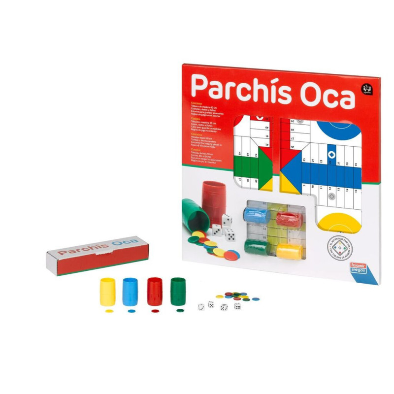 JUEGO FALOMIR PARCHIS 4 Y OCA C/FICHAS 40CM 27915