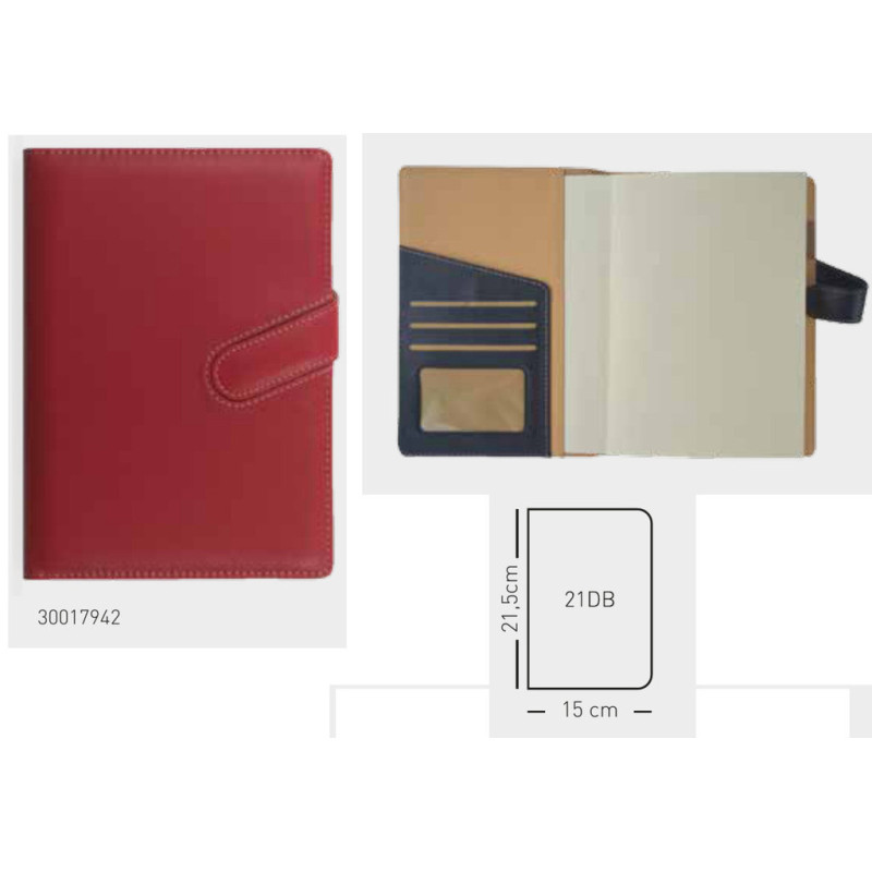 AGENDA DIDEX 2020 MONACO 21DB 4º DP 21,5*15 D/P ROJO 30017942