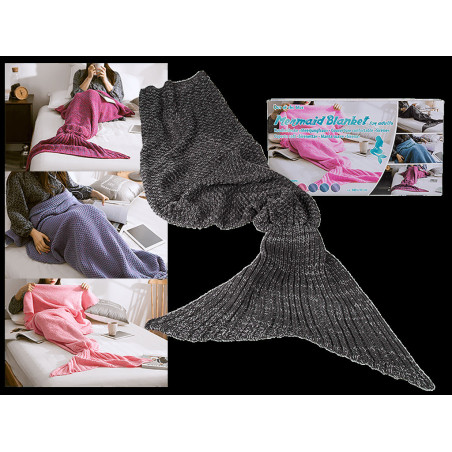 MANTA SUAVE 100% ACRILICO SIRENA COLOR GRIS 180CM 32/2089 OOTB