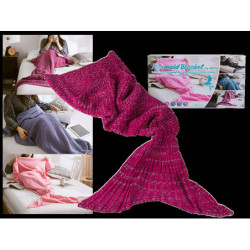 MANTA SUAVE 100% ACRILICO SIRENA COLOR MAGENTA 180CM 32/2091 OOTB