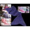 MANTA SUAVE 100% ACRILICO SIRENA COLOR MORADO 180CM 32/2093 OOTB