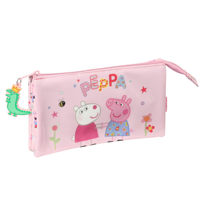 PORTATODO TRIPLE PEPPA PIG "HAVING FUN" 812272744 12*22 SAFTA22