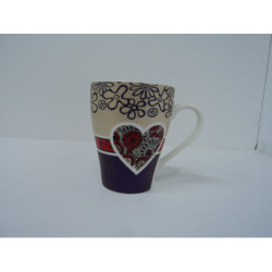 TAZA ARGU CERAMICA CORAZON 40735 ^