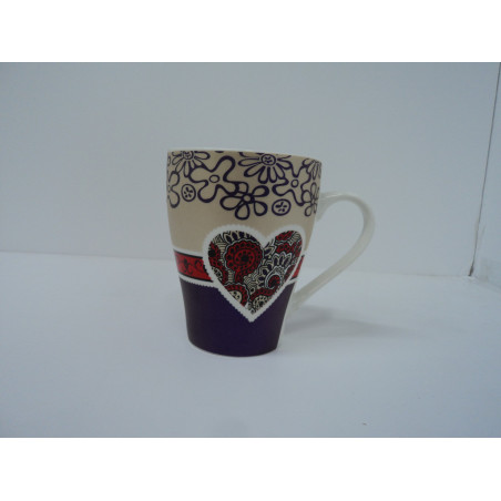 TAZA ARGU CERAMICA CORAZON 40735 ^
