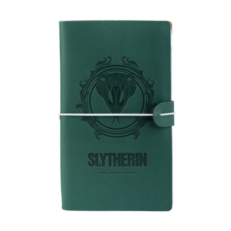 CUADERNO DE VIAJE HARRY POTTER SLYTHERIN C/GOMA ERIK CTBV018