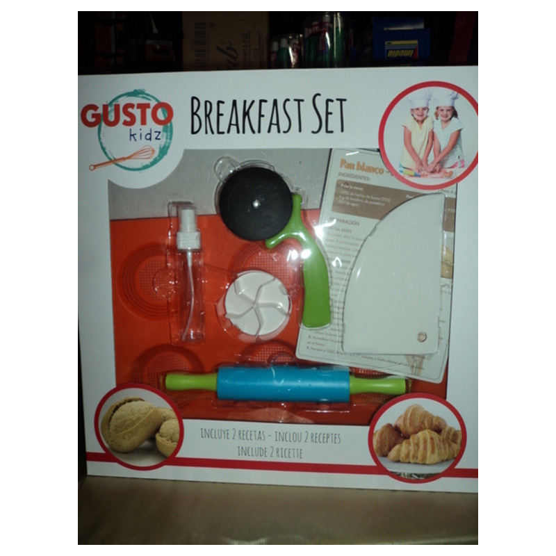 JUEGO COCINA BREAKFAST SET GUSTO KIDZ  6 PIEZAS 930402