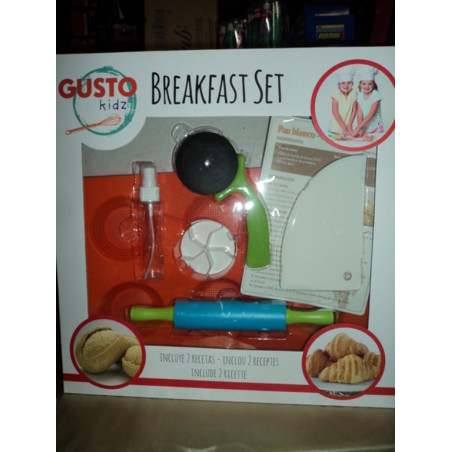 JUEGO COCINA BREAKFAST SET GUSTO KIDZ  6 PIEZAS 930402
