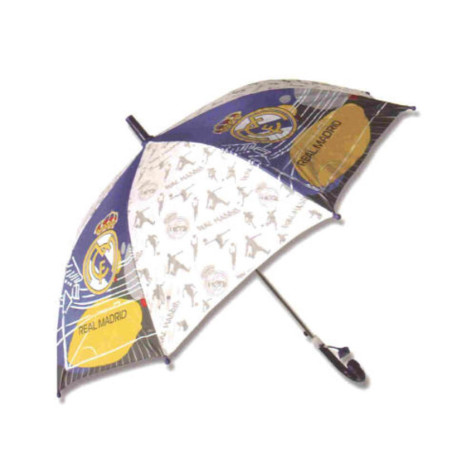 PARAGUAS CYP REAL MADRID INFANTIL CON SILBATO AG-51-RM ^