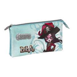 PORTATODO TRIPLE CATRINAS "CLAIRE, NOELIA Y LILA" 812262744 12*22 SAFTA22