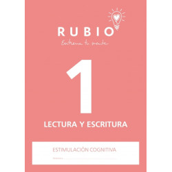 RUBIO ESTIMULACION COGNITIVA LECTURA Y ESCRITURA Nº1