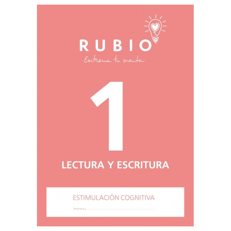 RUBIO ESTIMULACION COGNITIVA LECTURA Y ESCRITURA Nº1