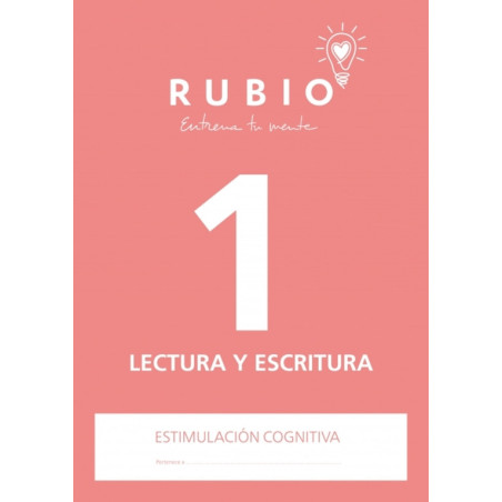 RUBIO ESTIMULACION COGNITIVA LECTURA Y ESCRITURA Nº1