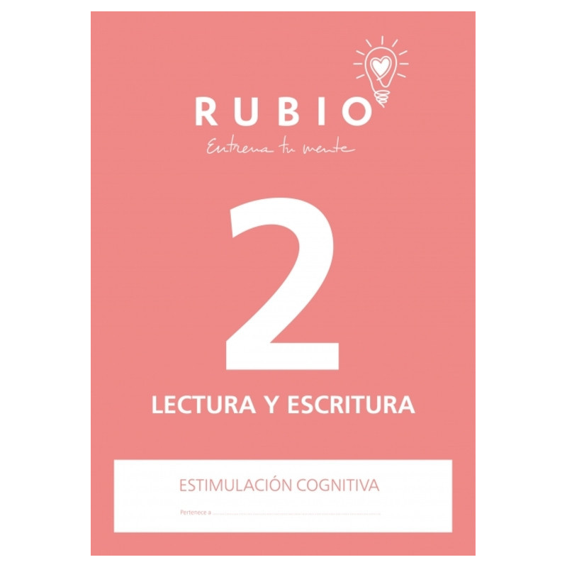 RUBIO ESTIMULACION COGNITIVA LECTURA Y ESCRITURA Nº2