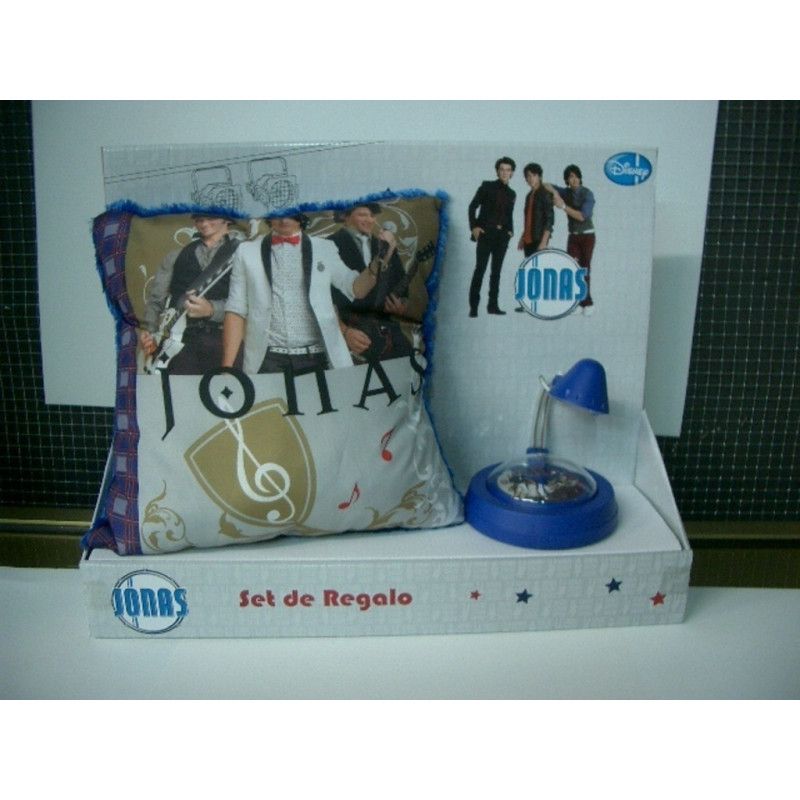 RELOJ CYP JONAS BROTHERS DESPERTADOR C/LAMPARA Y COJIN GS-04-JB