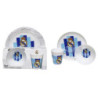 SET DESAYUNO CYP17 MELAMINA REAL MADRID GS-35-RM ^