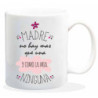 TAZA ALEX BOG CERAMICA MENSAJE MADRE NO HAY MAS QUE UNA HL-007