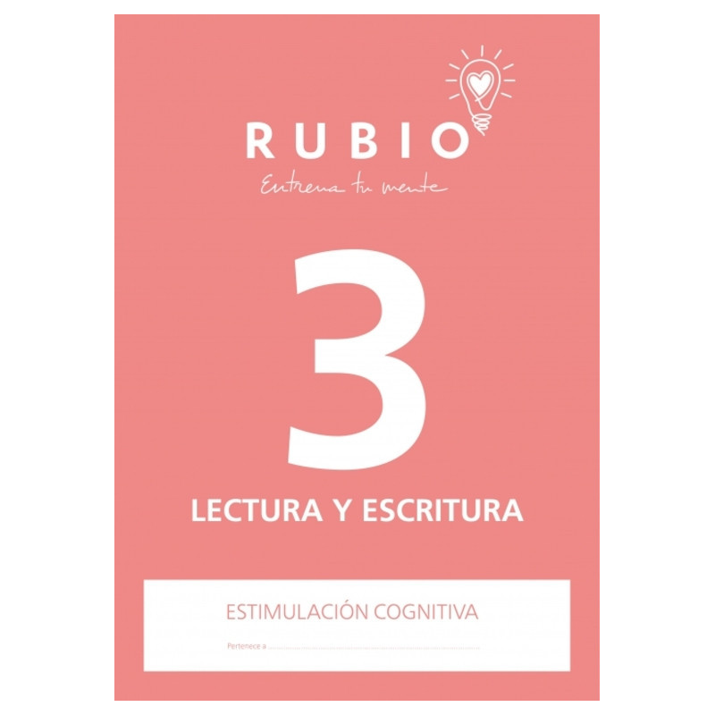 RUBIO ESTIMULACION COGNITIVA LECTURA Y ESCRITURA Nº3