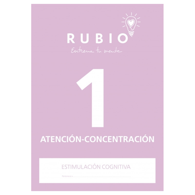 RUBIO ESTIMULACION COGNITIVA ATENCION CONCENTRACION Nº1