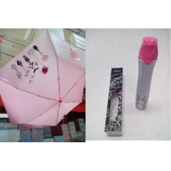 PARAGUAS SORT 45/6 ROSA RELIEVE 3D 1180 ^