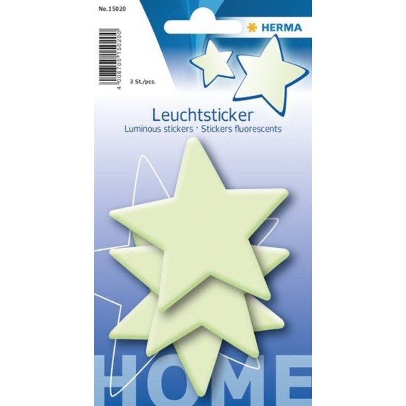 ETIQUETAS BRILLA EN LA OSCURIDAD STARS H15020 ERIK