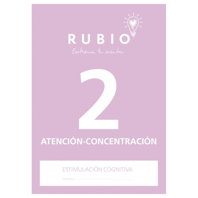 RUBIO ESTIMULACION COGNITIVA ATENCION CONCENTRACION Nº2