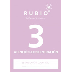 RUBIO ESTIMULACION COGNITIVA ATENCION CONCENTRACION Nº3