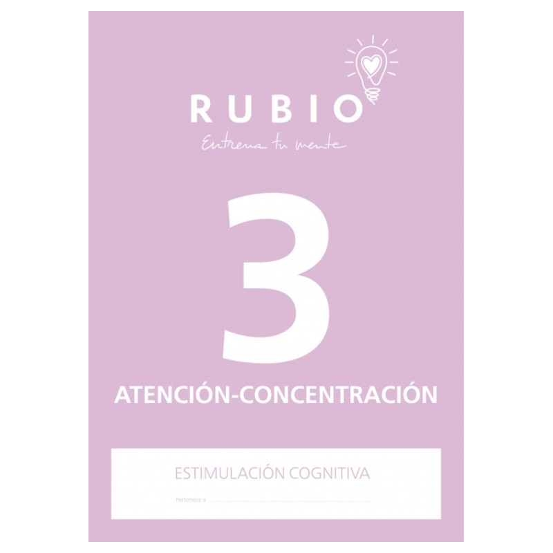 RUBIO ESTIMULACION COGNITIVA ATENCION CONCENTRACION Nº3