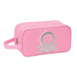 ZAPATILLERO MEDIANO BENETTON "FLAMINGO PINK" 812252682 15*29 SAFTA22