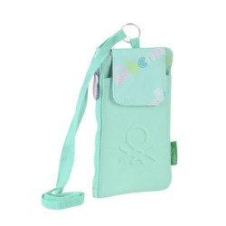 MONEDERO PORTAMOVIL BENETTON "WORLD" 812251695 10*19 SAFTA22