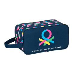 ZAPATILLERO MEDIANO BENETTON "CORAZONES" 812250682 15*29 SAFTA22