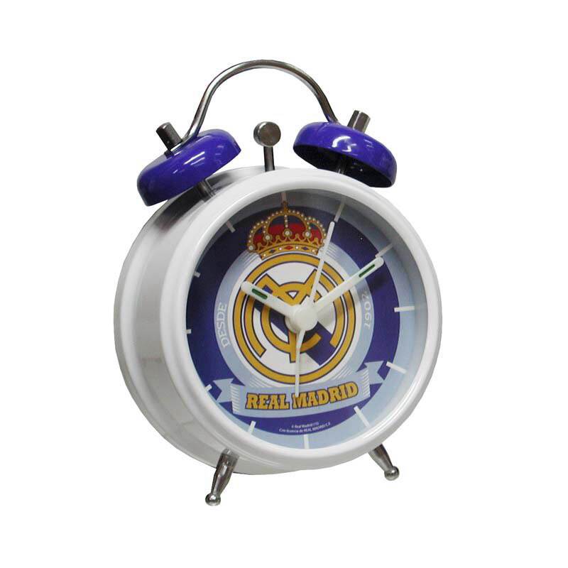 RELOJ CYP REAL MADRID DESPERTADOR PEQUEÑO RD-101-RM ^